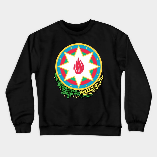 Republic of Azerbaijan Crewneck Sweatshirt by Wickedcartoons